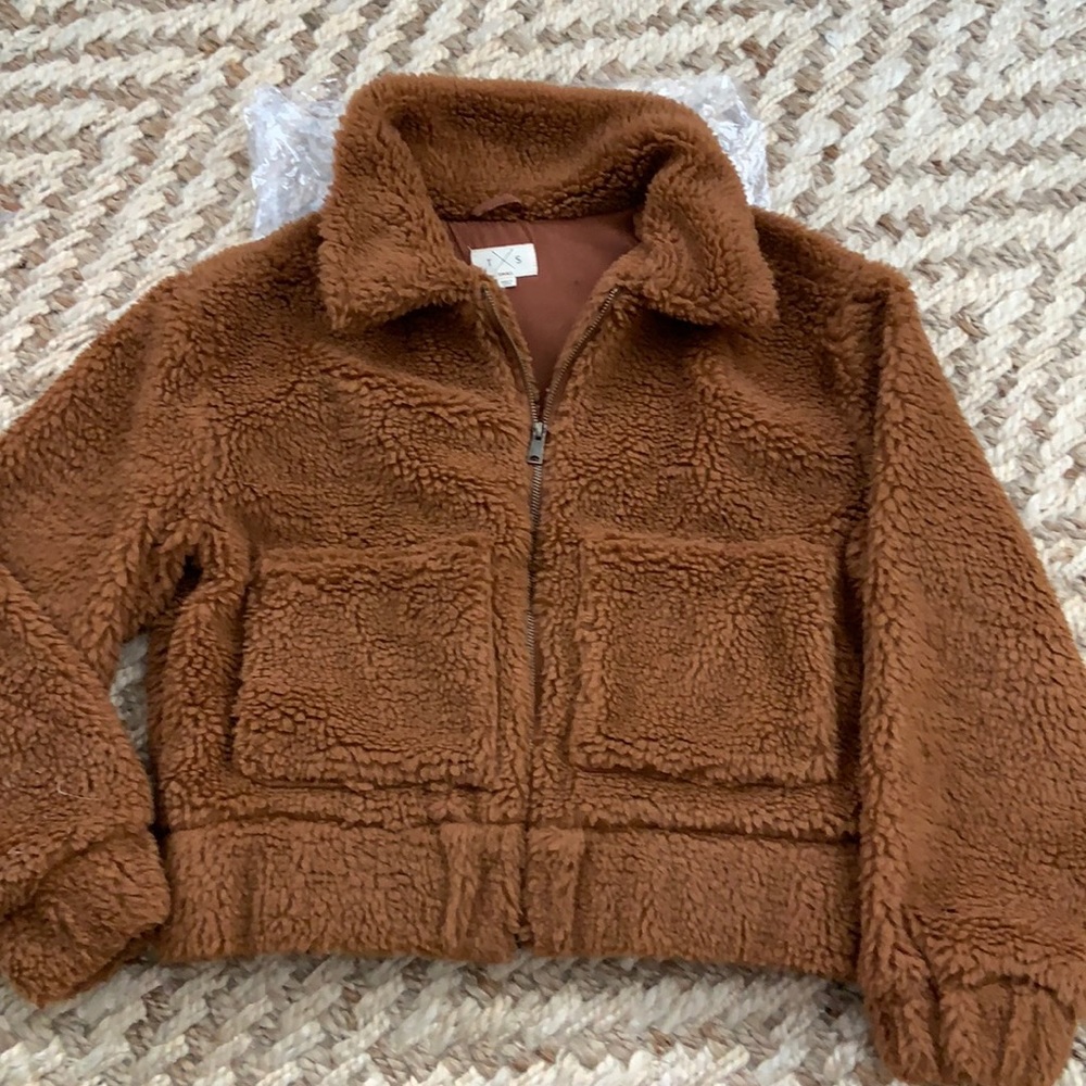 Francesca’s fleece jacket- S.